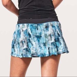 NWOT Lululemon Pace Rival Skirt Sun Dazed Blue 4